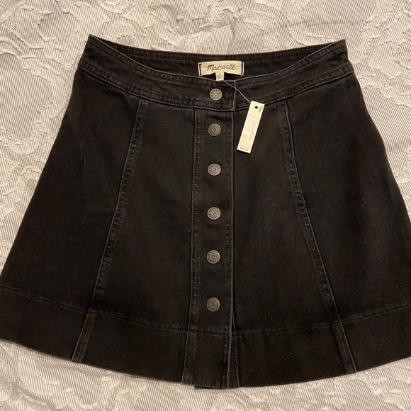 Madewell Dresses & Skirts - Black Denim Madewell Skirt